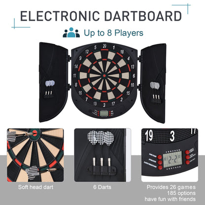 Homcom Electronic Dartboard 26 Games