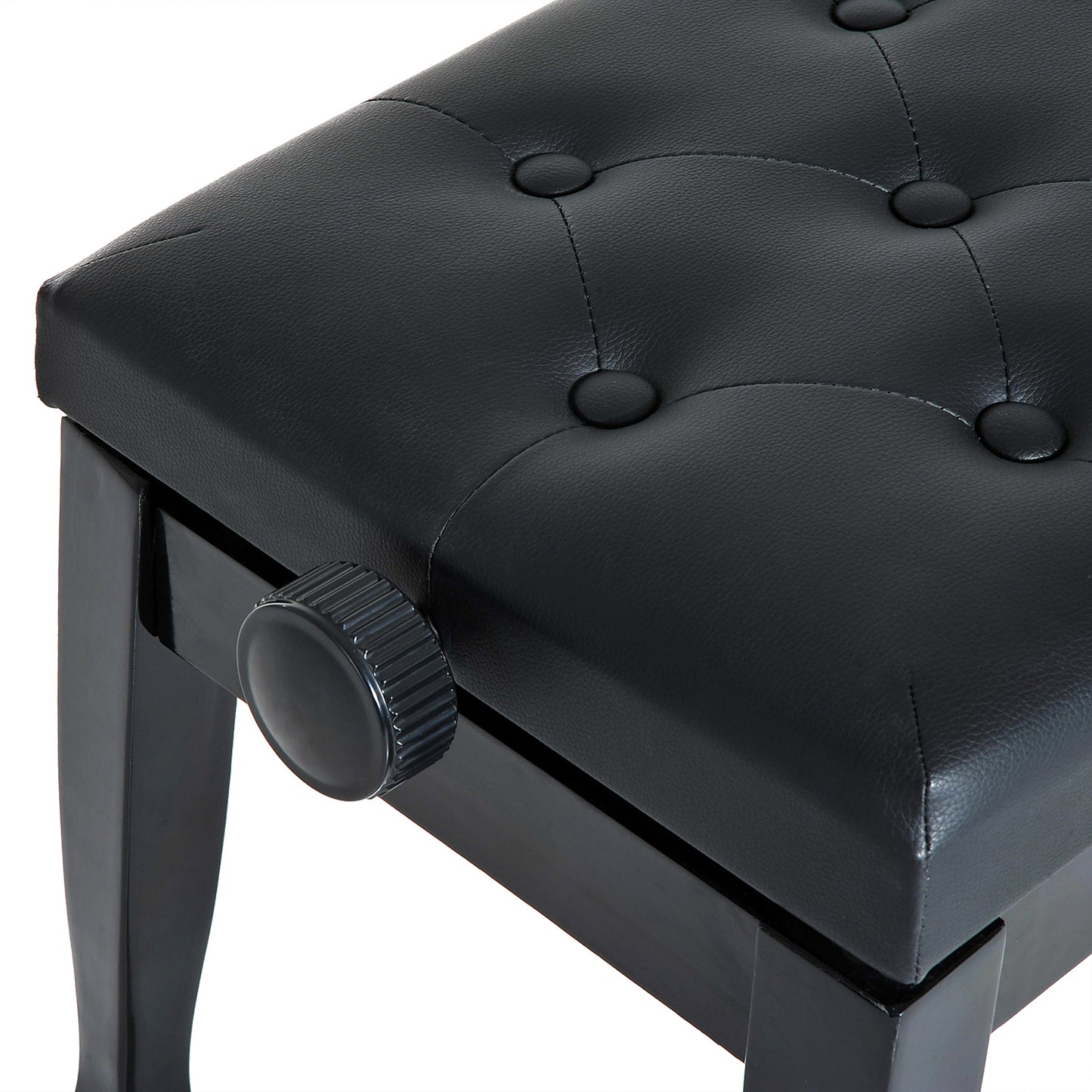 Homcom PU Leather Upholstered Piano Stool