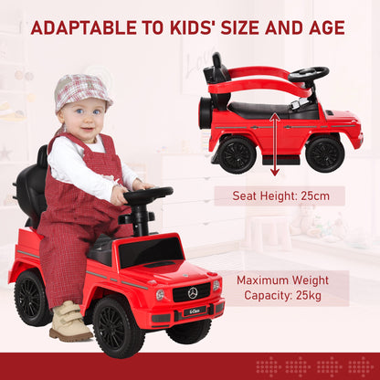 Homcom Benz G350 Ride-On Push Along Car Sliding Walker Floor Slider Stroller Toddler Vehicle