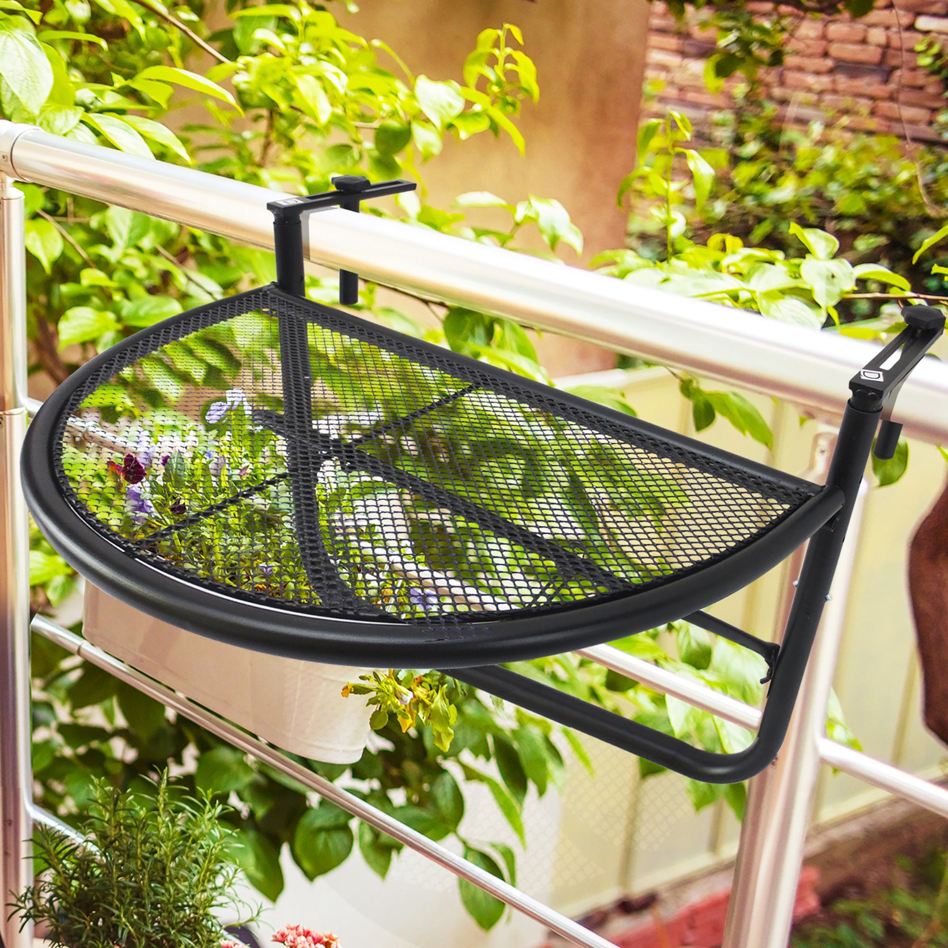 Outsunny Hanging Rail Table