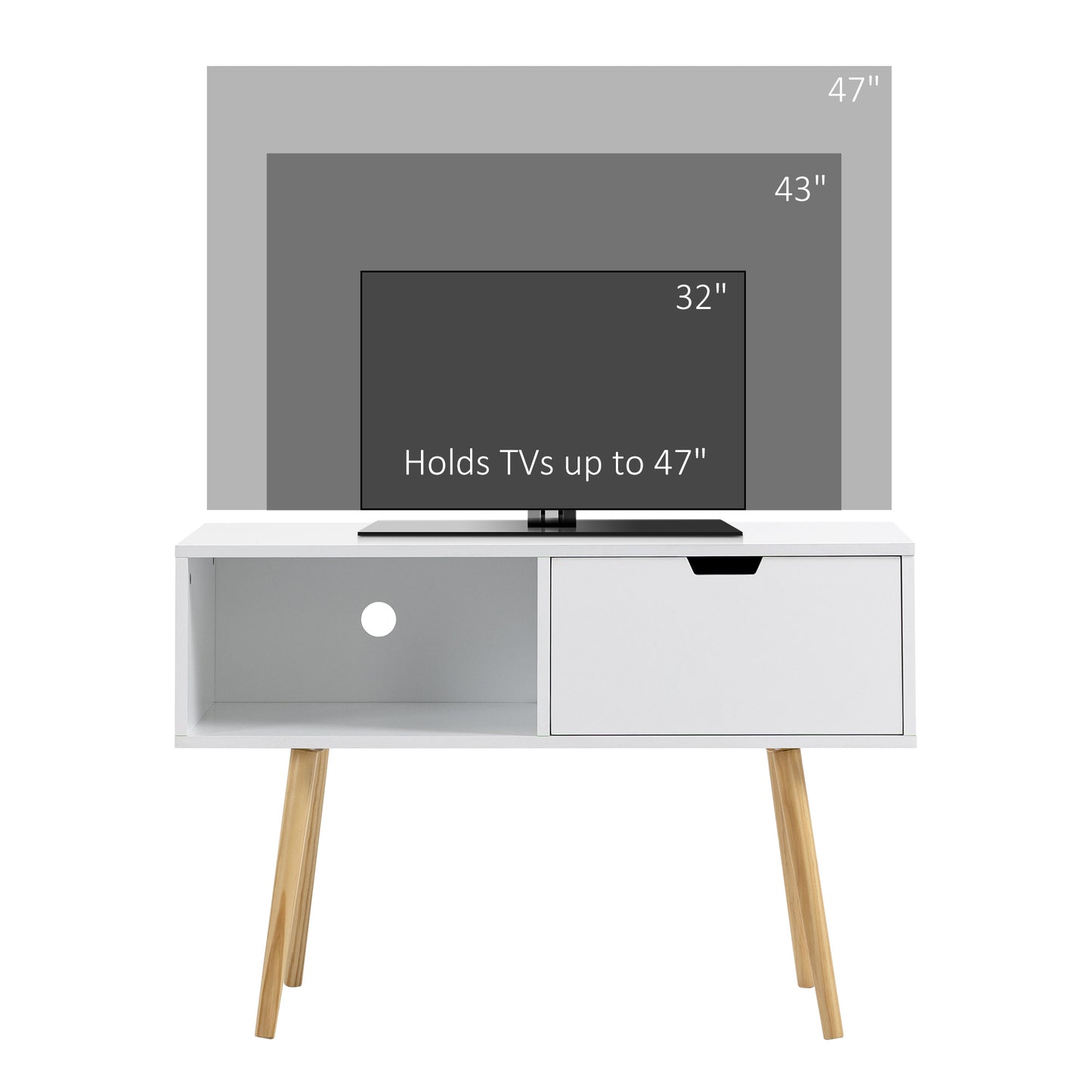 Homcom Boxy TV Stand