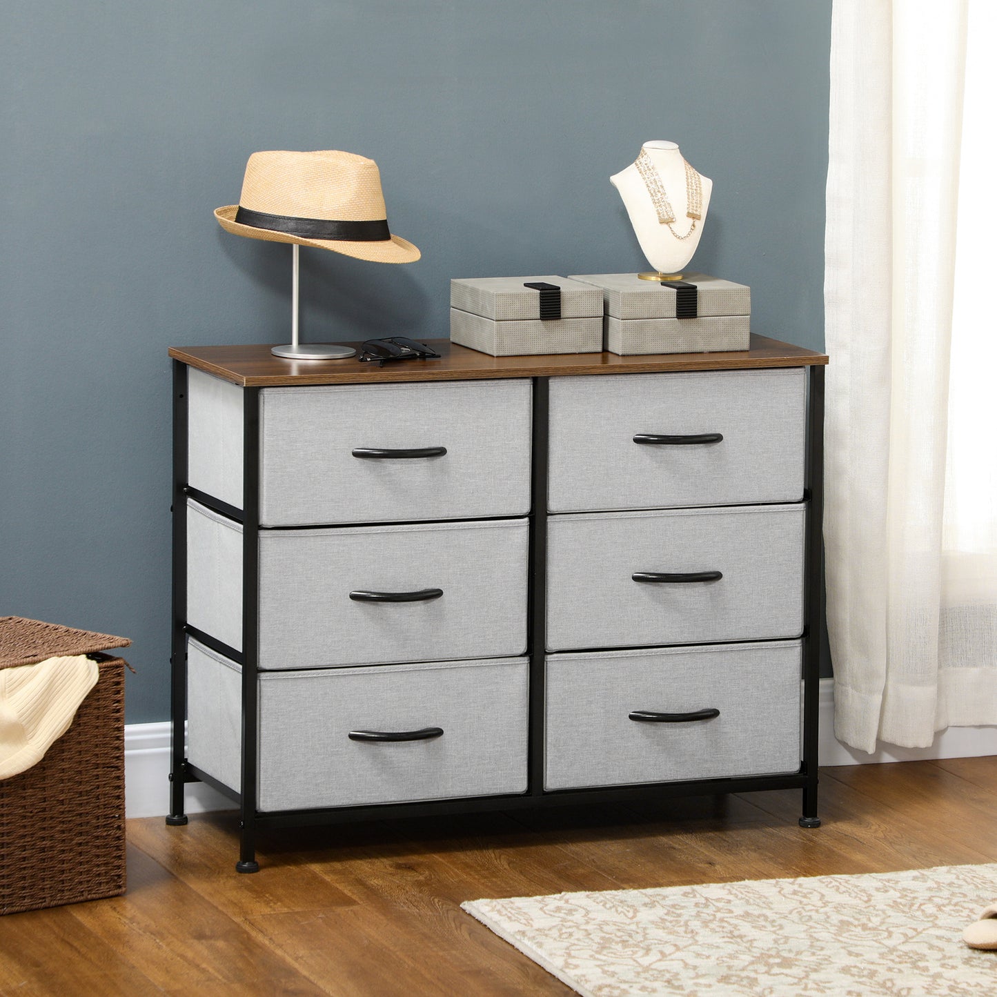 Homcom Fabric Chest of Drawers