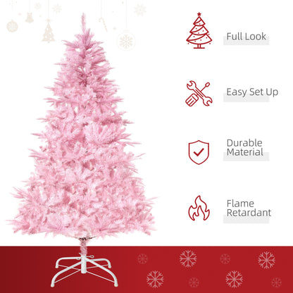 Homcom 5FT Artificial Christmas Tree Holiday Xmas Holiday Tree Decoration with Automatic Open