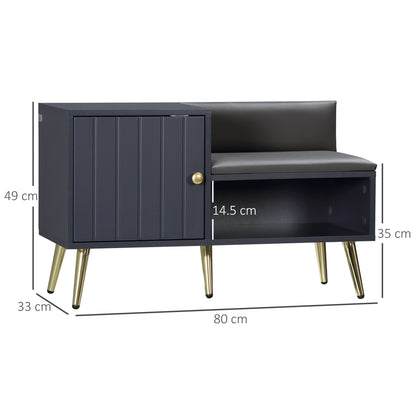 Homcom Shoe Bench with Storage