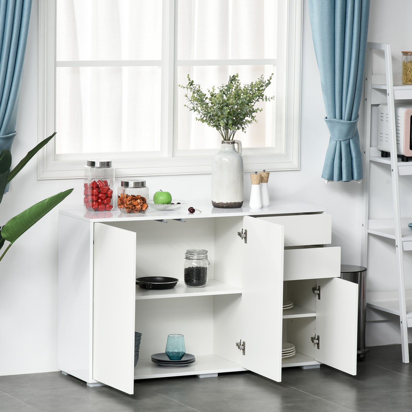 Homcom High Gloss Frame Sideboard