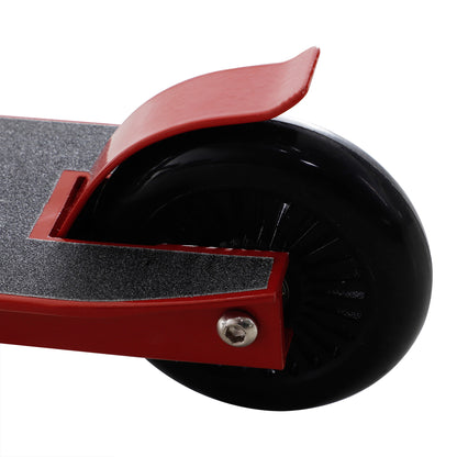 Homcom Teens Lightweight Steel Stunt Scooter Red