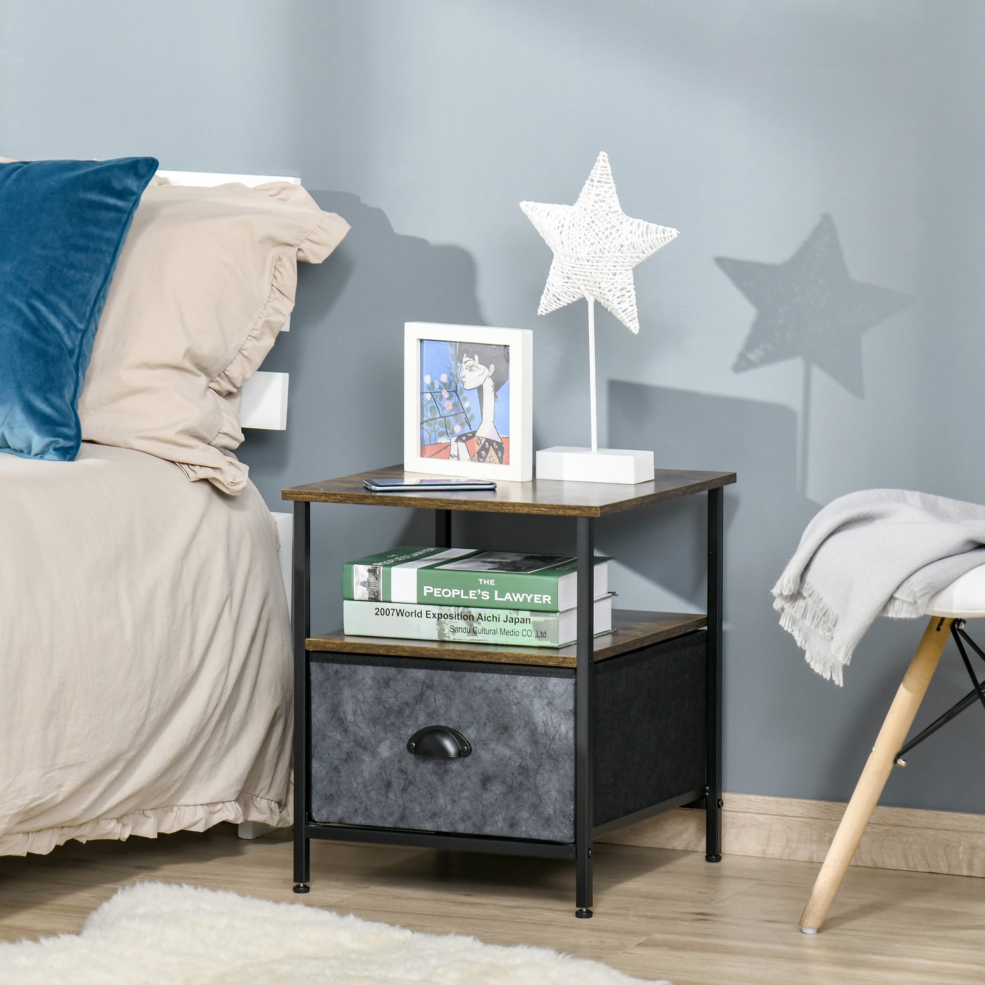 Homcom Bedside Table