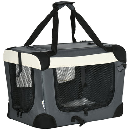 PawHut 51cm Foldable Pet Carrier