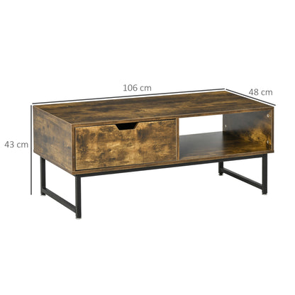 Homcom Industrial Coffee Table