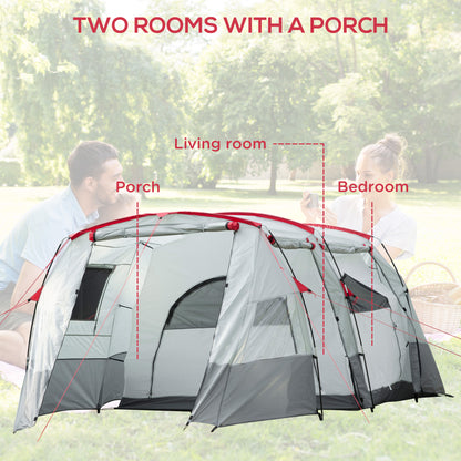 Outsunny 6-8 Person Tunnel Tent