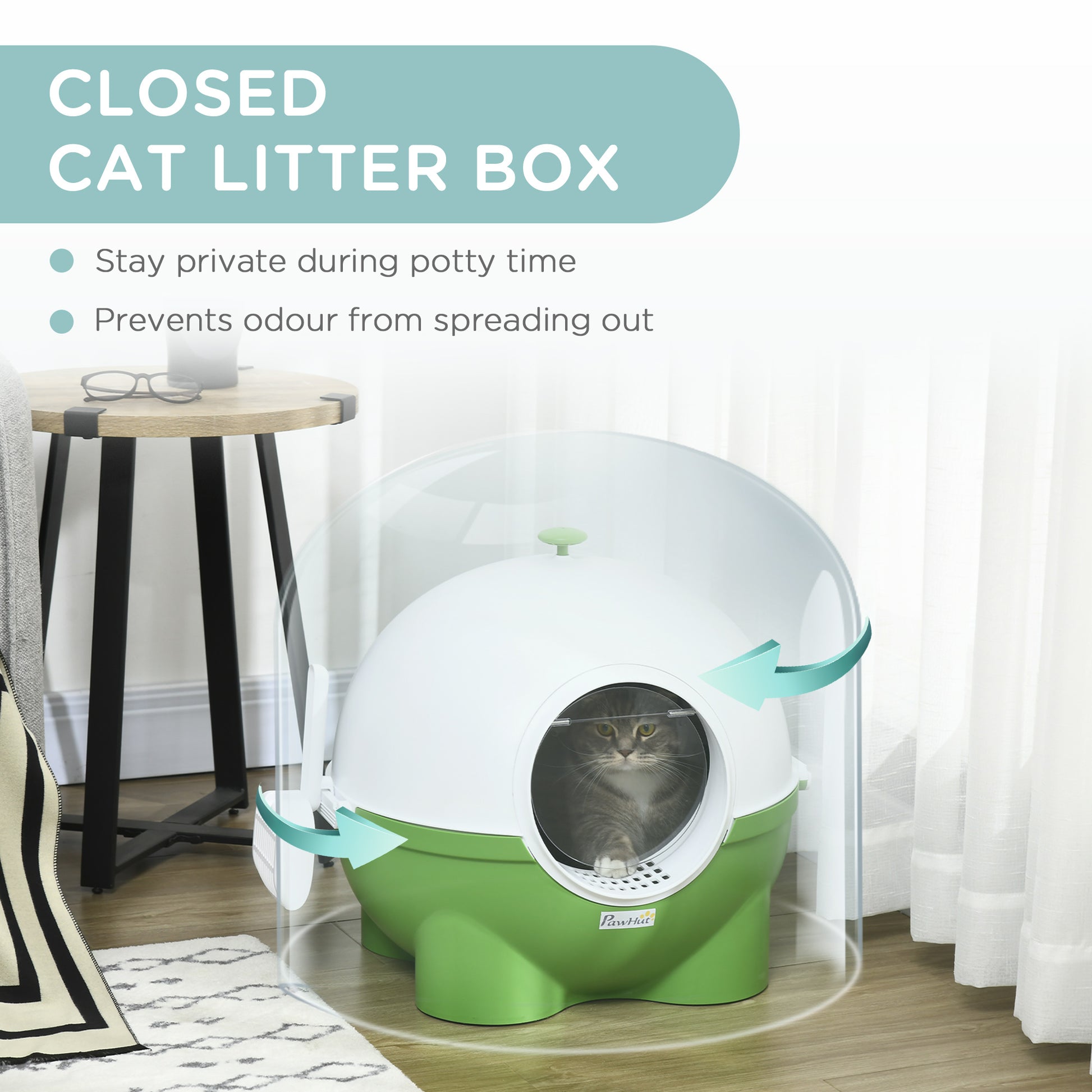 PawHut Large Cat Litter Box