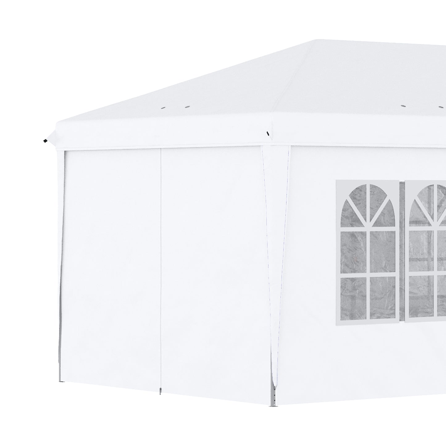 Outsunny 3 x 6 m Pop Up Gazebo with Sides and Windows