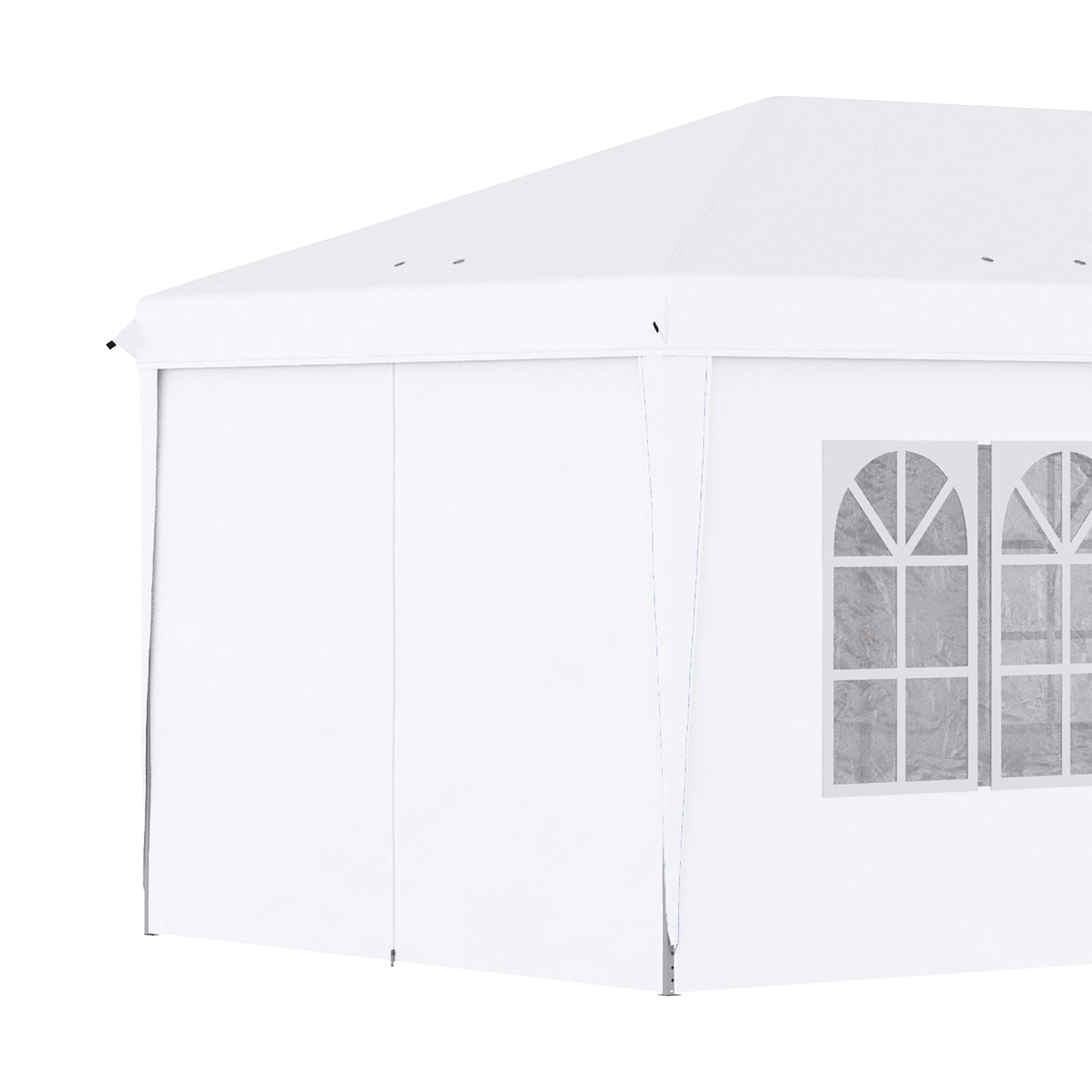 Outsunny 3 x 6 m Pop Up Gazebo with Sides and Windows