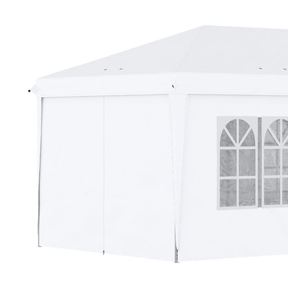 Outsunny 3 x 6 m Pop Up Gazebo with Sides and Windows