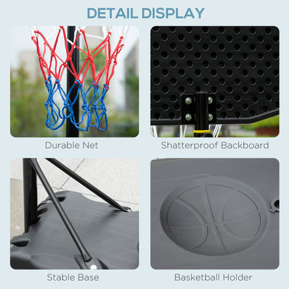 Homcom Adjustable Basketball Hoop and Stand