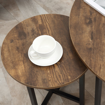 Homcom Round Coffee Table