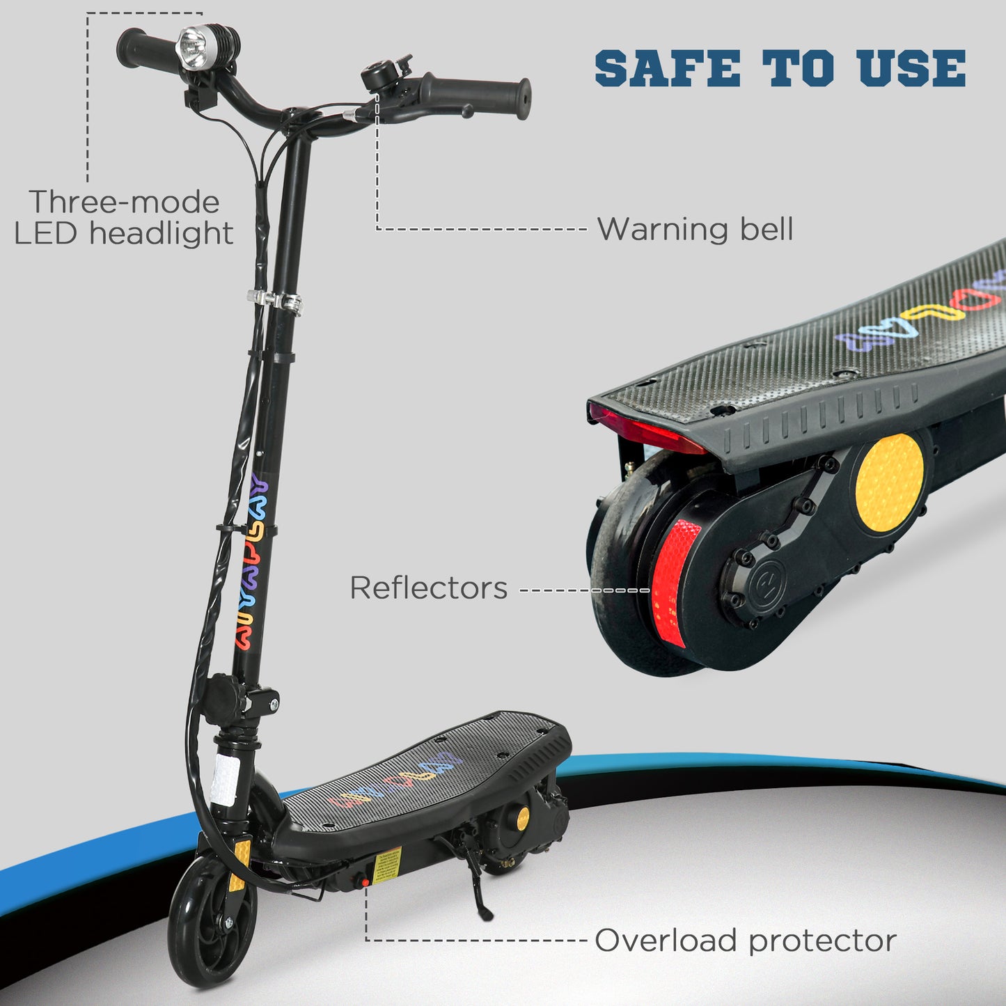 Homcom Foldable Electric Scooter