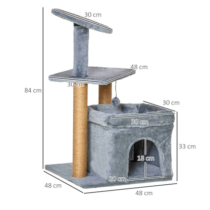 PawHut Cat Tree Tower for Indoor Cats