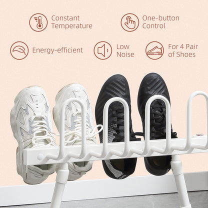 Homcom 4 Pairs Electric Shoe Dryer