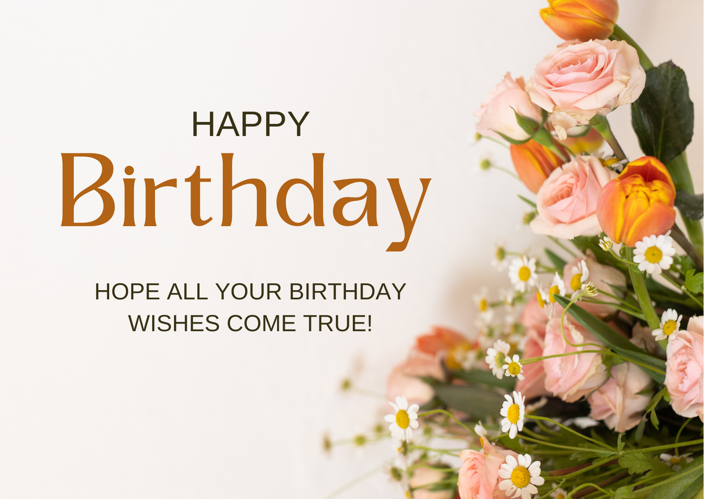 Croft Home & Garden Gift Card - Happy Birthday Flowers