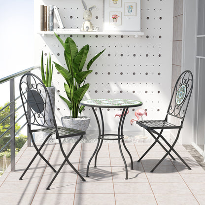 Outsunny 3Pcs Bistro Set