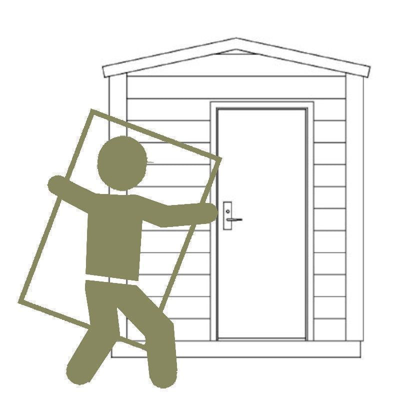 Optional Assembly For Shire Kensington Summerhouse 7' x 7' 8"