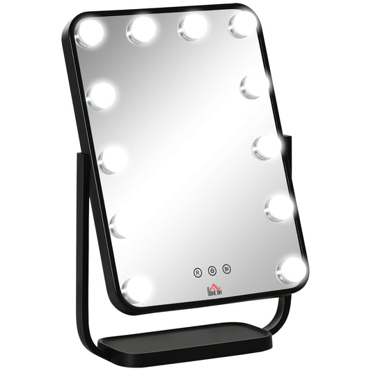 Homcom Hollywood Makeup Mirror with LED Lights