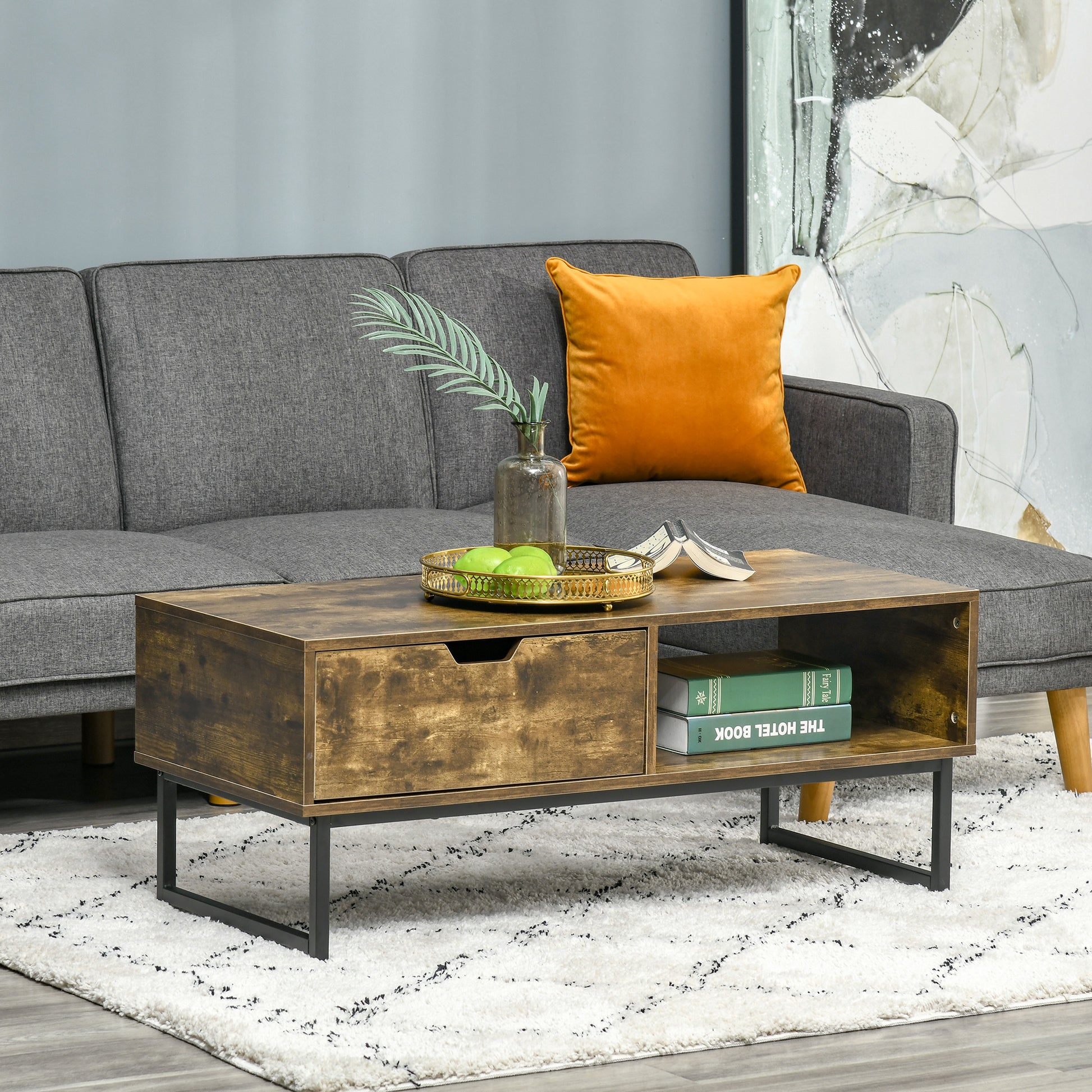 Homcom Industrial Coffee Table