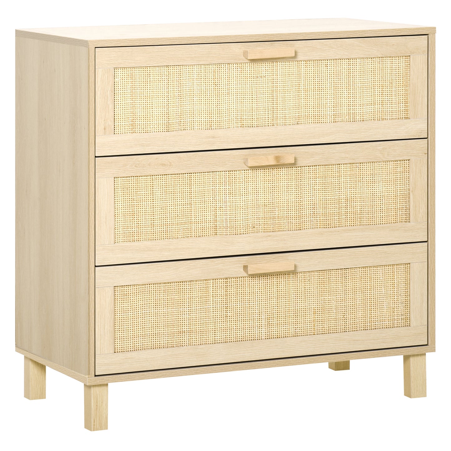 Homcom Rattan Bedroom Chest of Drawers