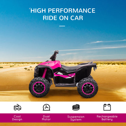 Homcom 12V Quad Bike with Forward Reverse Functions