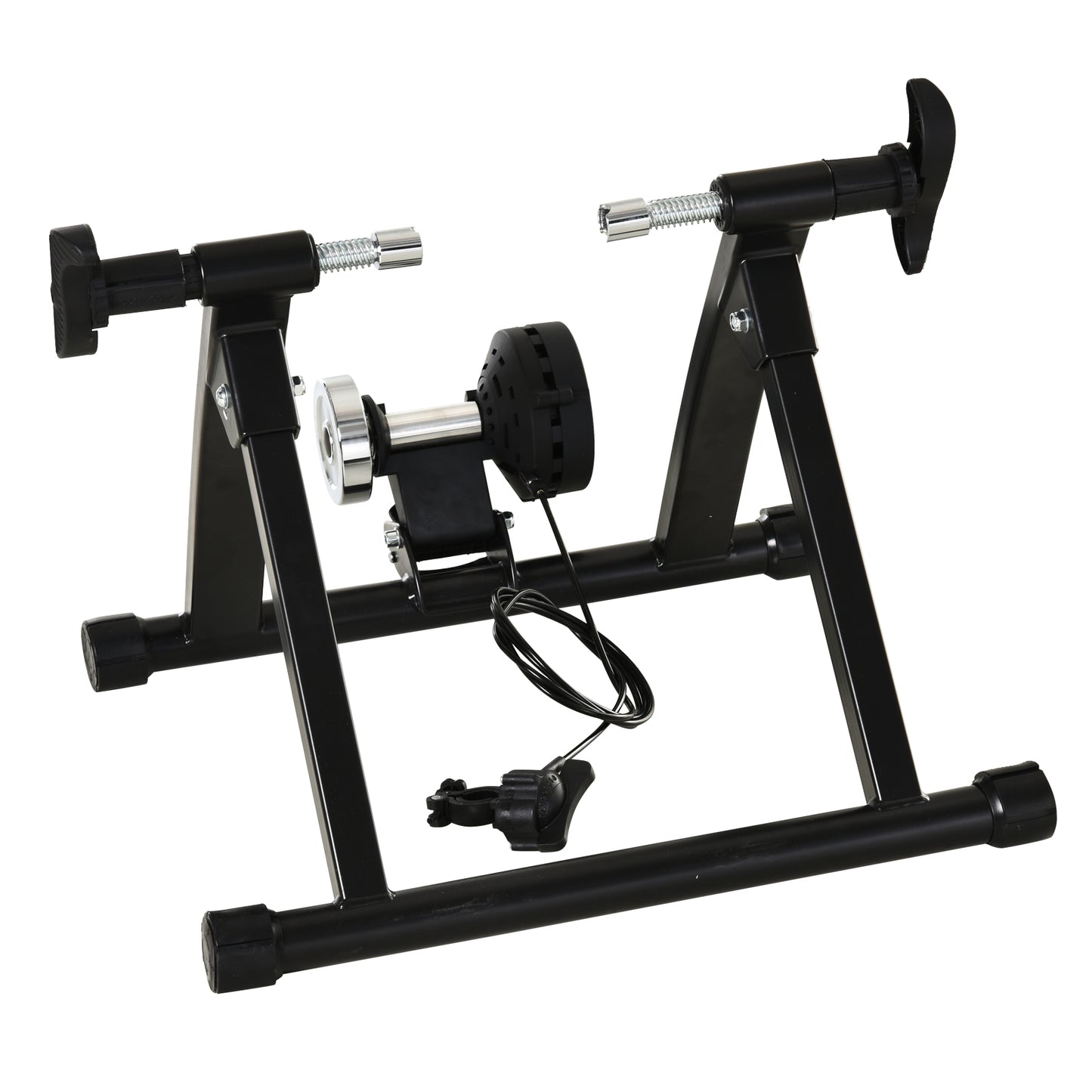 Homcom Foldable Indoor Bike Trainer Stationary Workout Stand