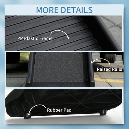 PawHut Foldable Pet Ramp Dog Car Ramp for SUVs