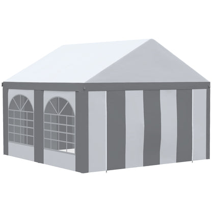 Outsunny 4 x 4m Galvanised Party Tent