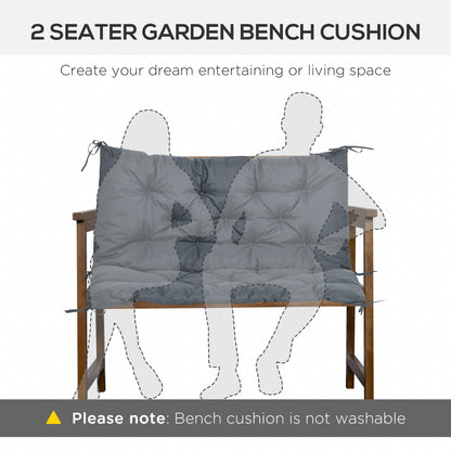 Outsunny 2 Seater Bench Cushion