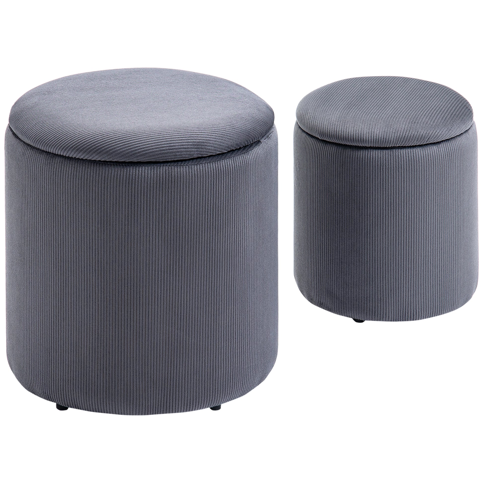 Homcom Modern Storage Ottoman with Removable Lid