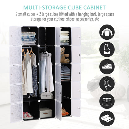 Homcom Portable Wardrobe for Bedroom