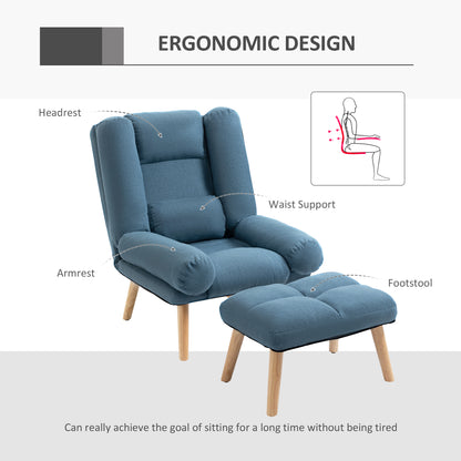 Homcom Three-Position Reclining Armchair