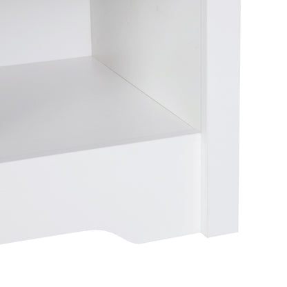 Homcom 53Wx42.5Dx59H cm Bedside Table-White