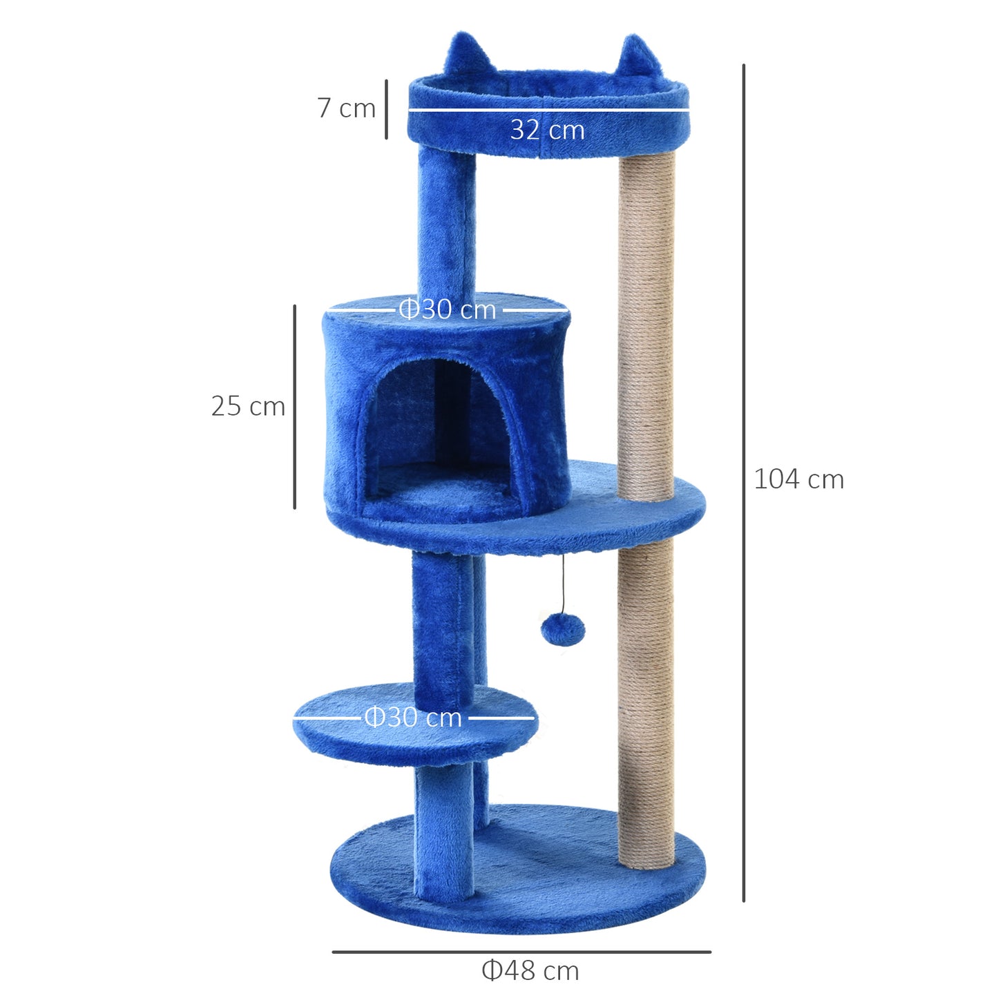 PawHut 104 cm Cat Tree