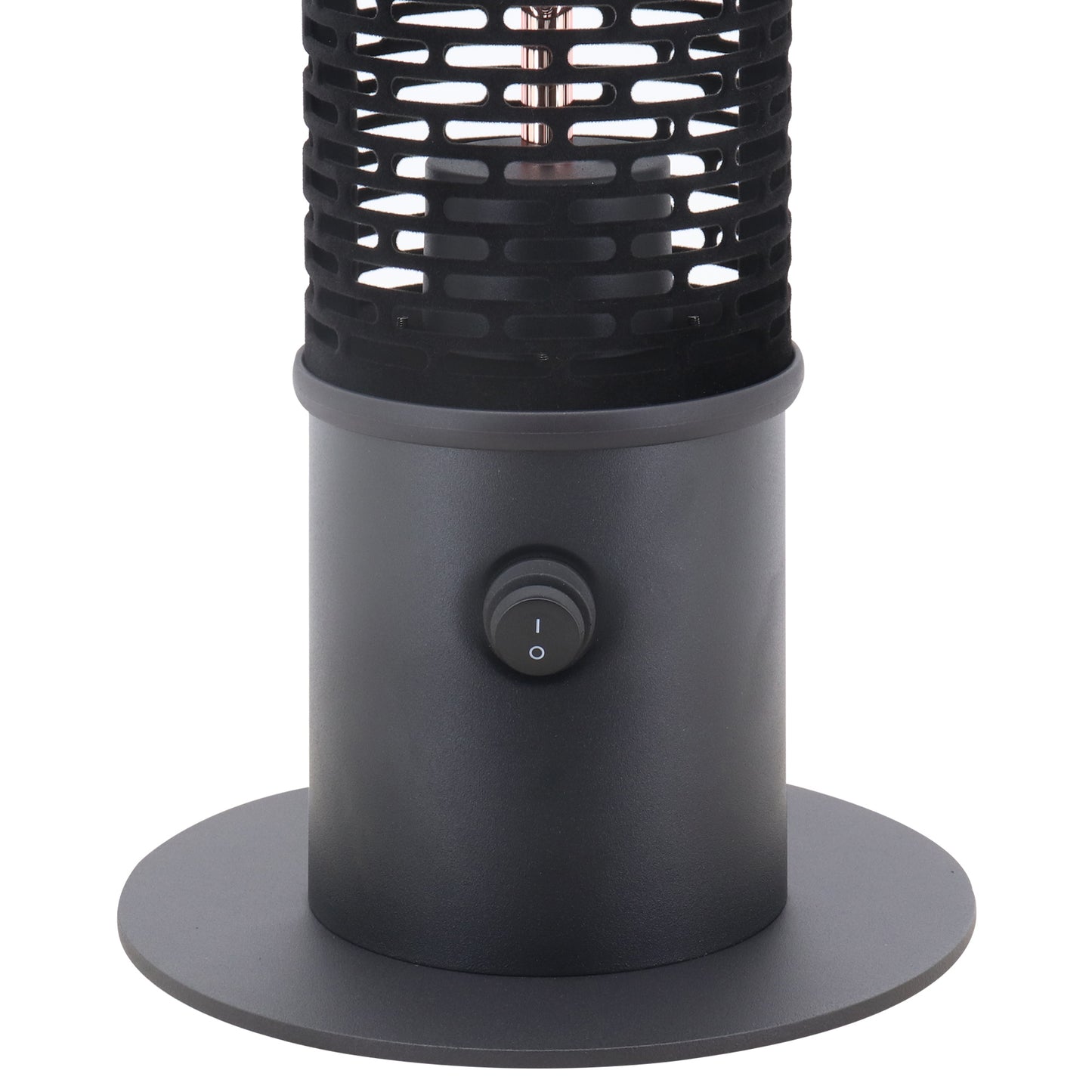 Outsunny Table Top Patio Tower Heater with Cool Touch Felt Mesh Cover