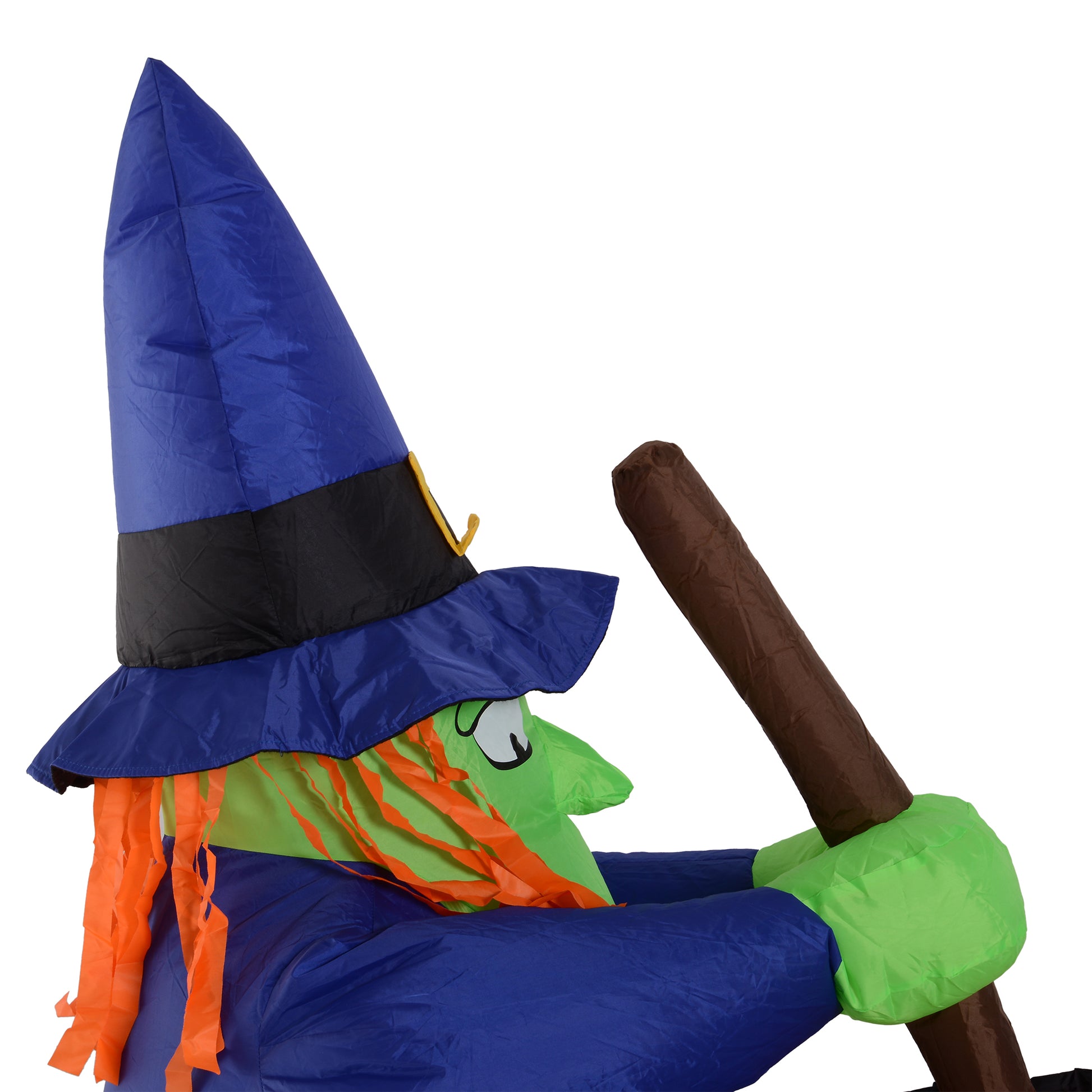 Homcom 1.8H m Inflatable Witches Halloween Decoration