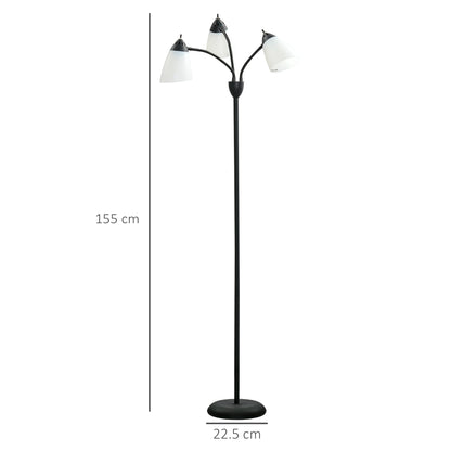 Homcom Arc Tree Floor Lamp with 3 Adjustable Rotating Lights