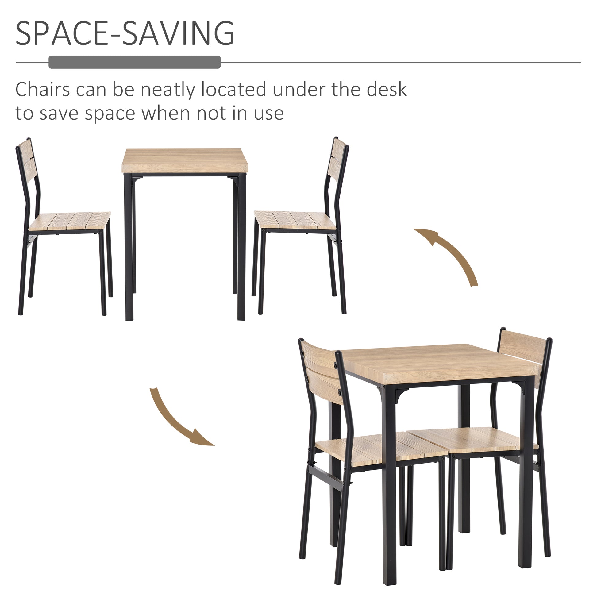 Homcom 3 Pcs Dining Set