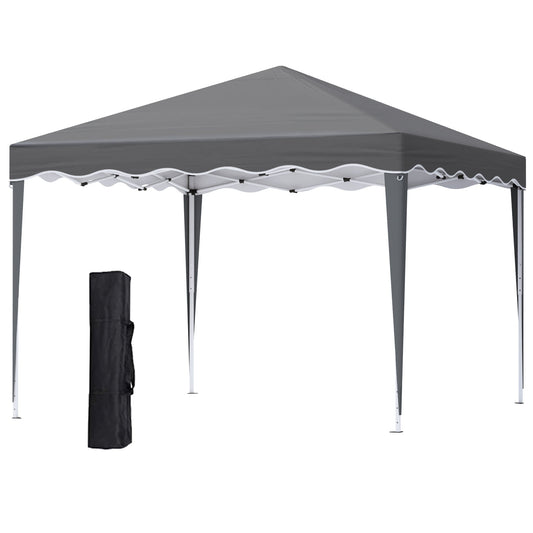 3 x 3m Pop Up Gazebo, Outdoor Camping Gazebo Party Tent with Carry Bag-0