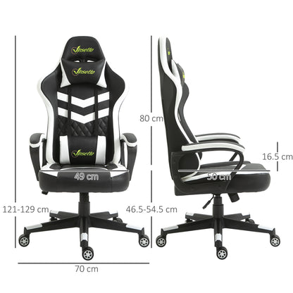 Vinsetto Racing Gaming Chair With Lumbar Support