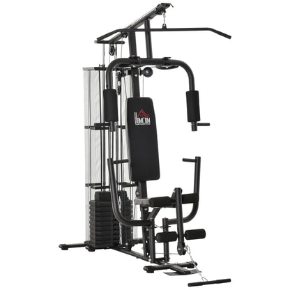 Homcom Multifunction Home Gym System Weight Training Exercise Workout Station