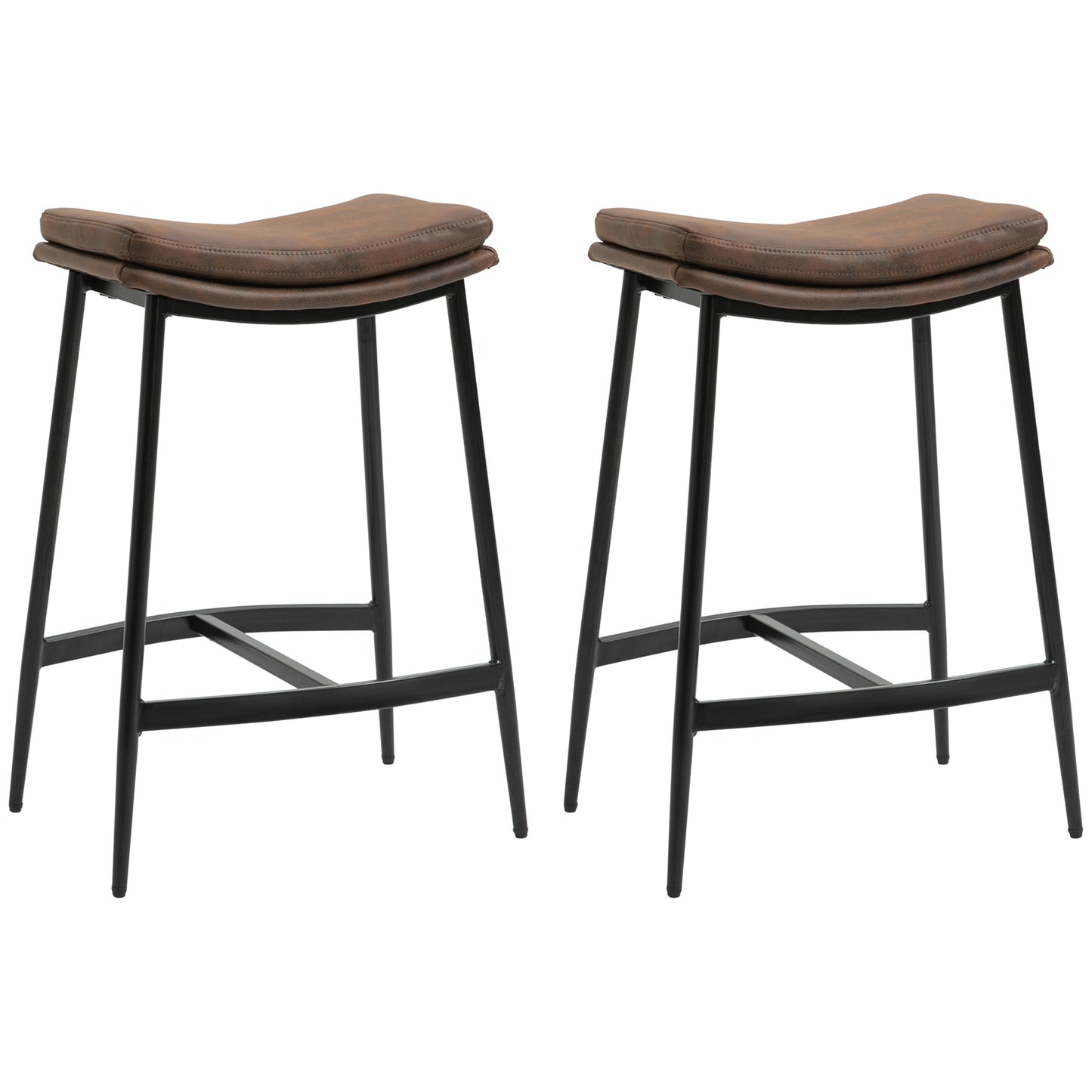 Homcom Breakfast Bar Stools Set of 2