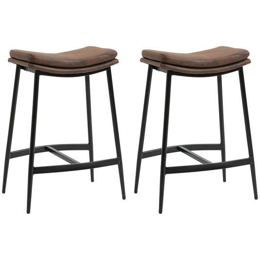 Homcom Breakfast Bar Stools Set of 2