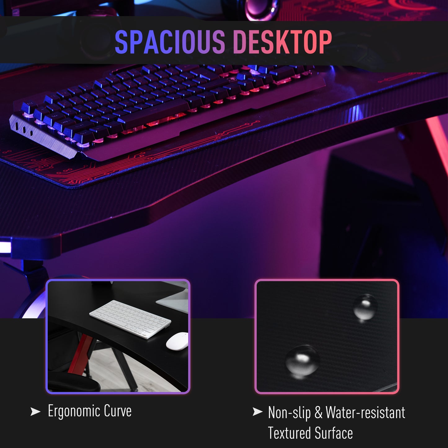 Homcom Racing Style Gaming Desk