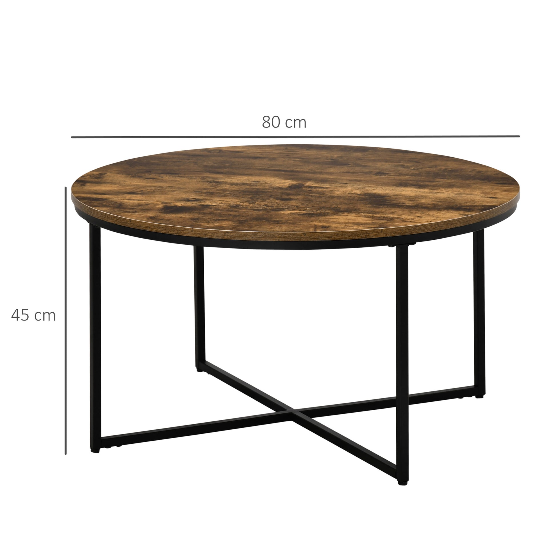 Homcom Round Coffee Table